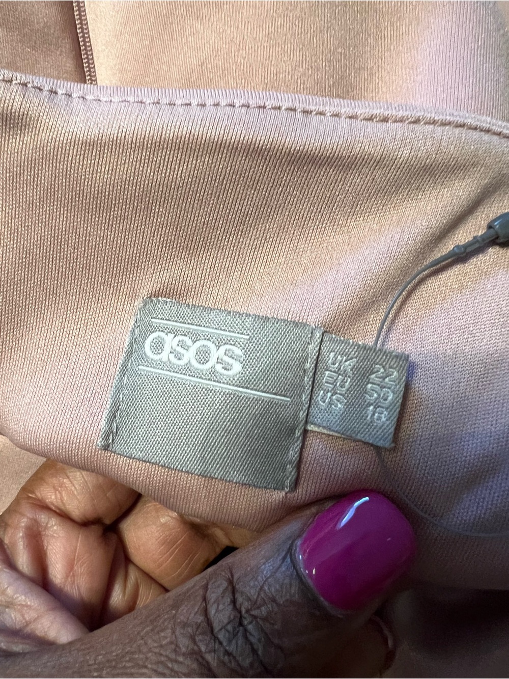 ASOS Blush Pink Dress- Soft Rose Tone
